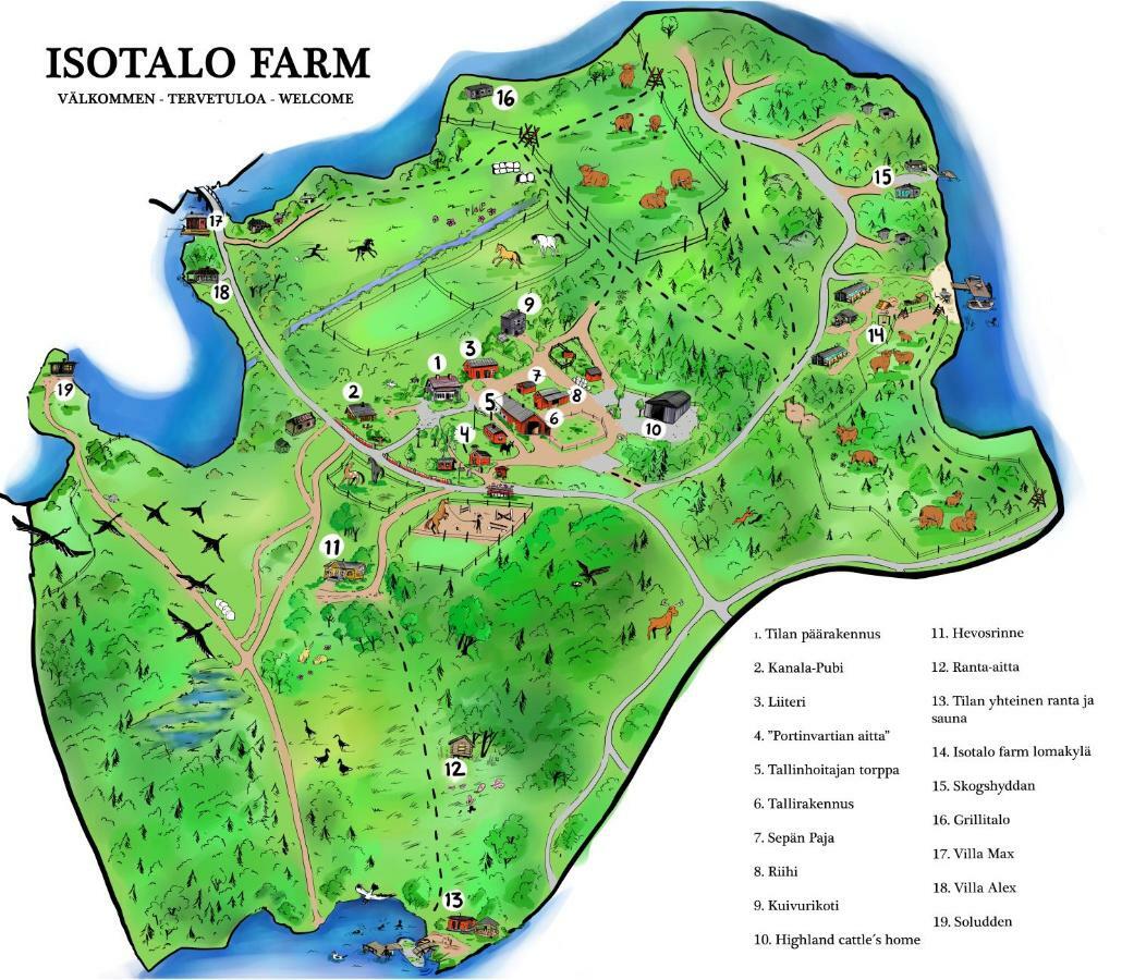 Isotalo Farm At Enaejaervi Lake ซาโล ภายนอก รูปภาพ